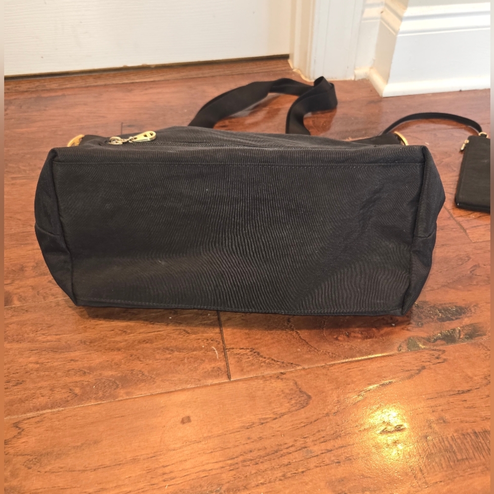 Baggallini Tulum Black Tote Travel Bag Handbag Zip - Picture 11 of 16